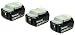 Produktbild 3X Makita BL 1830 B 18V - 3 Ah / 3000 mAh Li-Ion Akku mit LED Anzeige - original, kein Nachbau