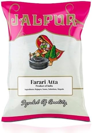 Jalpur millers Farari Atta 5kg โ Premium Faradi Atta Blend of Amaranth, Morio (Samo), and Sago (Sabudana) โ Ideal for Fasting & Multi-Purpose Cooking โ Authentic Farari Flour โ Rajagro & Sabudana Mix