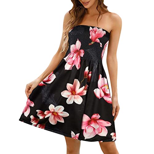 Robe de plage bustier idéale pour flâner au bord de l'eau