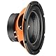 KIT Set FÜR BASS FACE GT Audio GT-SW8/4 1 Subwoofer 20 cm 200 mm 8 100 Watt RMS 200 Watt Max Doppelschwingspule 4+4 Ohm DVC für Kofferraumdeckel, 1 Stück