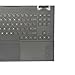Wzqrps New Replacement for HP Omen 15-EN 15-EK 15-EN0013DX 15-EN0013 Laptop Upper Case Palmrest Backlit Keyboard Touchpad Assembly Part M00666-001 M00667-001 Black