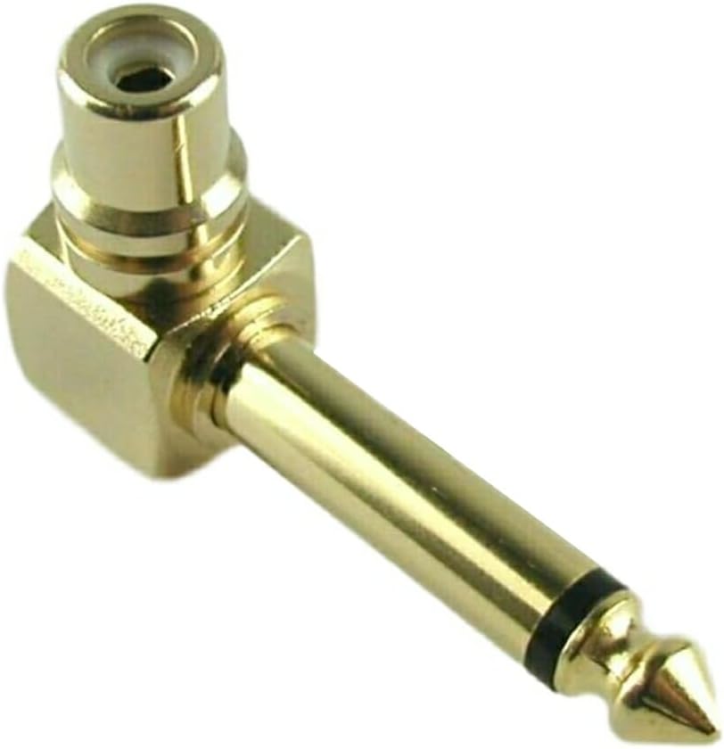 Amazon MGM 6.3mm 標準プラグ フォーンプラグ フォーンコネクタ フォーン端子 2極 RCAジャック RCAプラグ