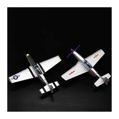Avión P51 Mustang miniatura escala 1:48 de aleación militar 6