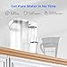 Waterdrop Compact Electric Water Filter Pitcher, 200-Gallon Rechargeable Instant Powerful Dispenser, NSF/ANSI 42&53&401, Reduce PFAS, Lead, Chlorine, 14-Cup, White, with 1 Filter, Does not L