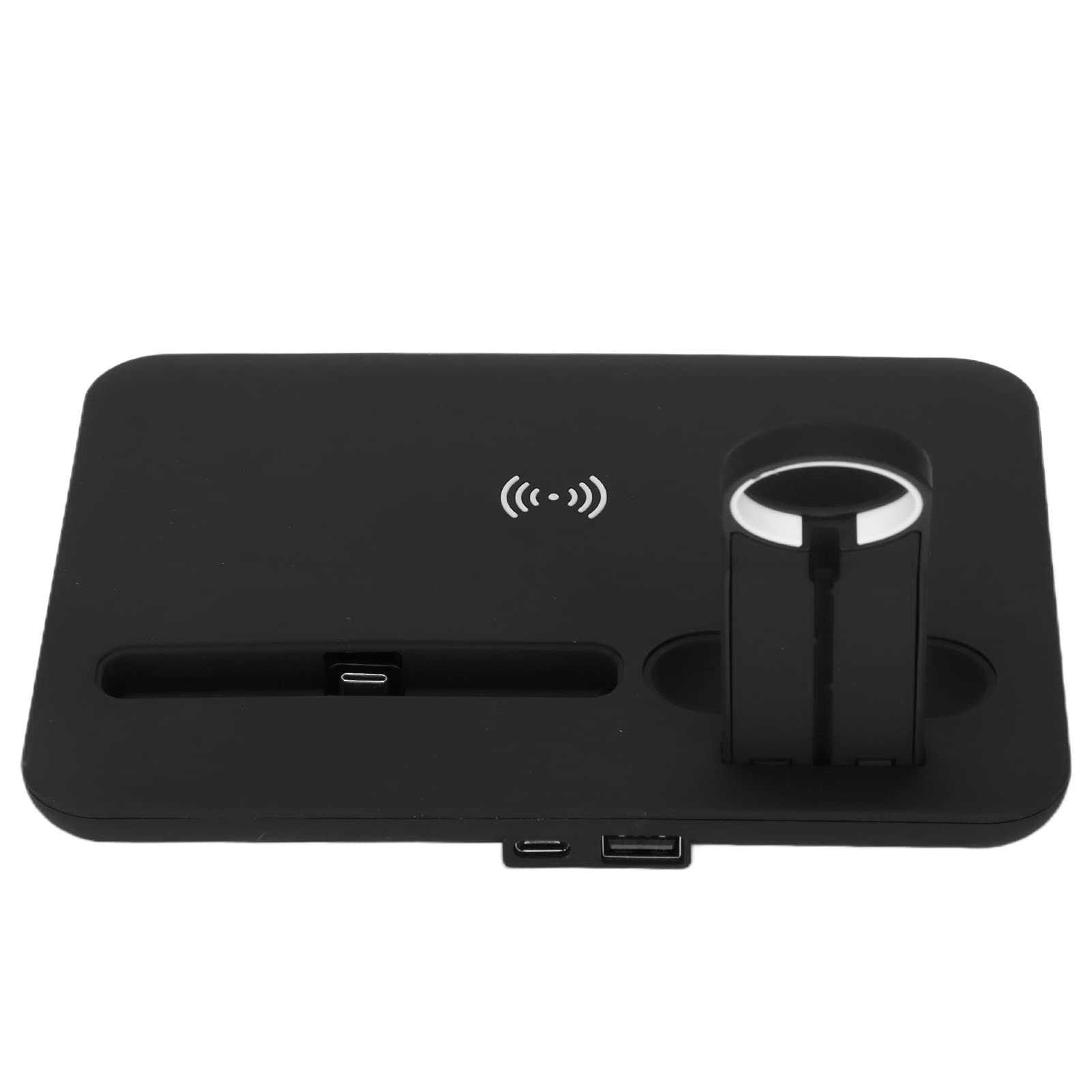 Estación de Carga Inalámbrica Rápida 5 en 1 para Auriculares, Reloj y Teléfono, Adecuada para iOS, Material ABS