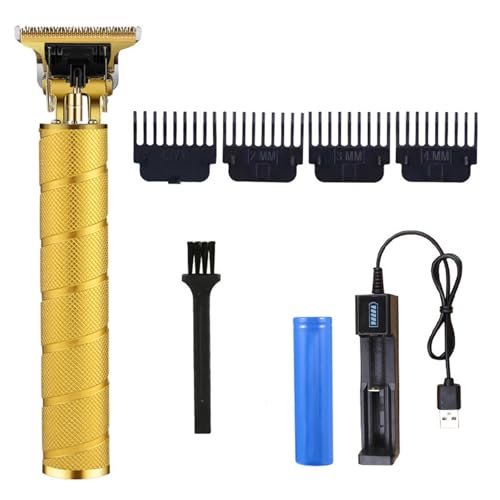 Comioke Cortapelos, recortadora de pelo, recortadora de barba para hombres, kit de aseo masculino, afeitadoras para hombres, moldeador de barba, maquinilla de afeitar eléctrica recargable por USB