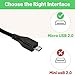 Cuziss 6FT USB DC/PC Charger Cable Cord Lead for Zagg Keys Folio 43404 09543 Keyboard Cover