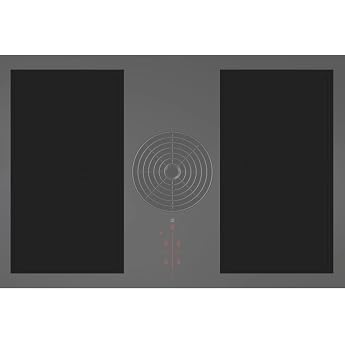 Lukada Induction Mat 100% Silicone Mat for Induction Set of 2 Black Induction Protection Baking Mat Cooker Protection Pan Coaster Large 25 x 45 cm Perfect for Induction Hobs Bora