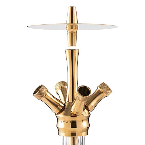 TSAR Alexander Mini Gold Shisha – Bild 3