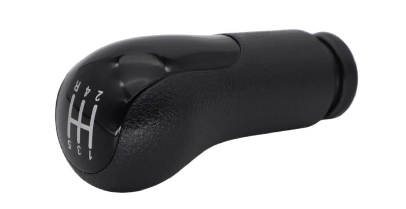 QMTVFSRH Car Gear Shift Knob for Fiesta 2002+ 5 Speed Manual Gear Shift Knob Stick Car Replacement Black Plastic