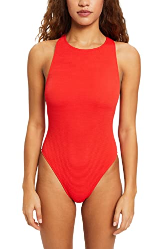 ESPRIT Damen Joia Beach Swimsuit Badeanzug, Rot, 42