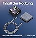 MAGIC JOHN 240W 4 in 1 USB C Kabel, ladekabel usb c, schnelles Laden & Datensynchronisation Multi-Ladekabel für iPhone iPad Samsung Laptop Multi-Geräte-Ladung, 1,2m grau