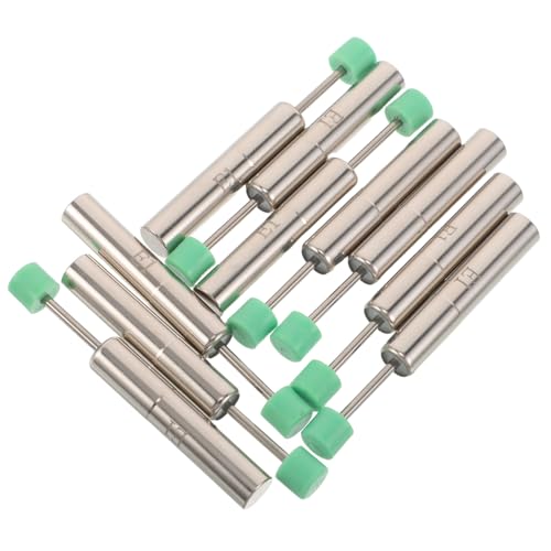 FONDOTIN 10 Piezas Amortiguador Hidráulico Micro para Tapa de Cubo de Basura Cierre Suave con Pistón de Acero Inoxidable Mecanismo Compacto y Silencioso para Cocina Oficina y Uso Público