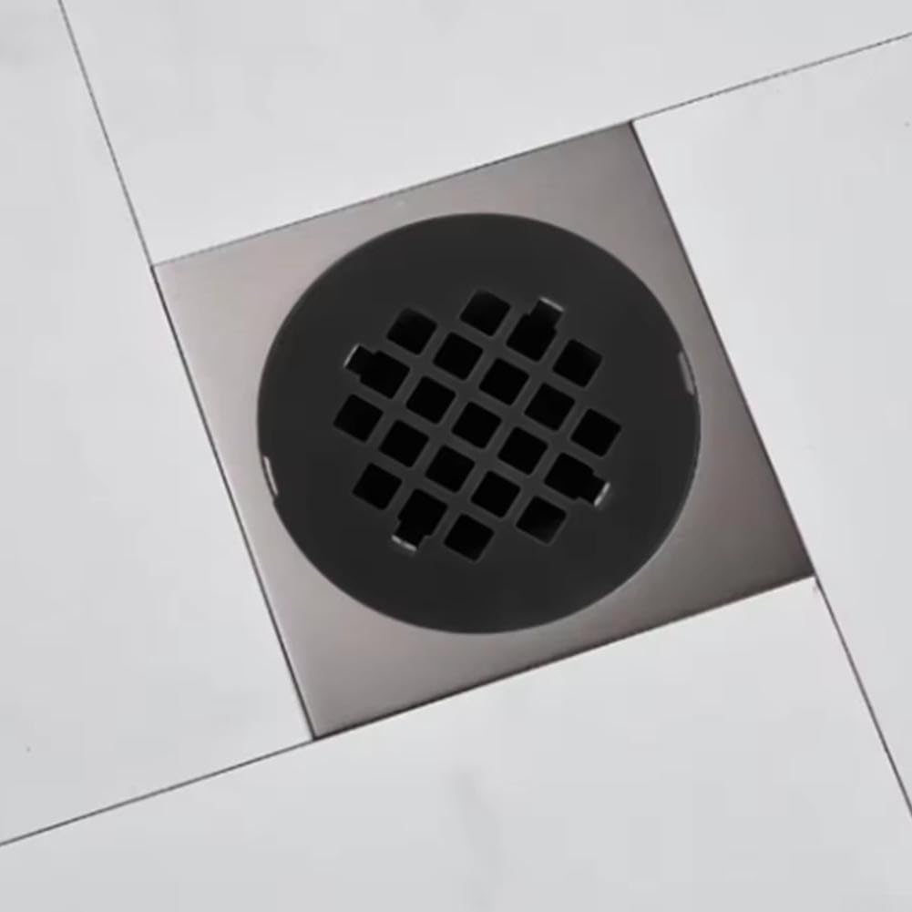 Tapa de Drenaje de Acero Inoxidable, Drenaje de Piso, Drenaje de Piso de baño de Acero Inoxidable, Cubierta antiobstrucción, Cubierta de Filtro de Drenaje de Piso de baño