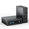 Mini PC con Alder Lake-N100 Processor((hasta 3,40GHz), 16GB LPDDR5 512GB M.2 SSD Mini Ordenador de Sobremesa, Win11 Mini Computadora con Dual HDMI/WiFi 6/BT5.2/RJ45/Type-C, for Escuela Educación