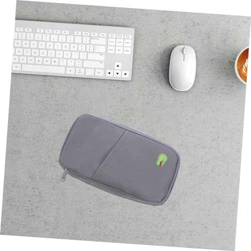 GALPADA saco de armazenamento de identidade porta dinheiro para viajar pasta de agulha de recibo tra