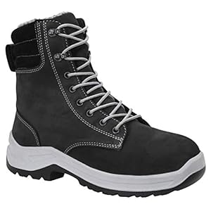 ELTEN Veiligheidsschoenen LILLY black High ESD S3, dames, leren schoen, robuust, warm, zwart, stalen neus – maat 38