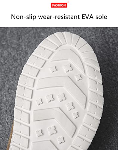 Veslexth Men's Casual Canvas Loafers Slip on Sneakers Deck Comfort Outdoor Fashion for Indoor Travel Walking Shoes4