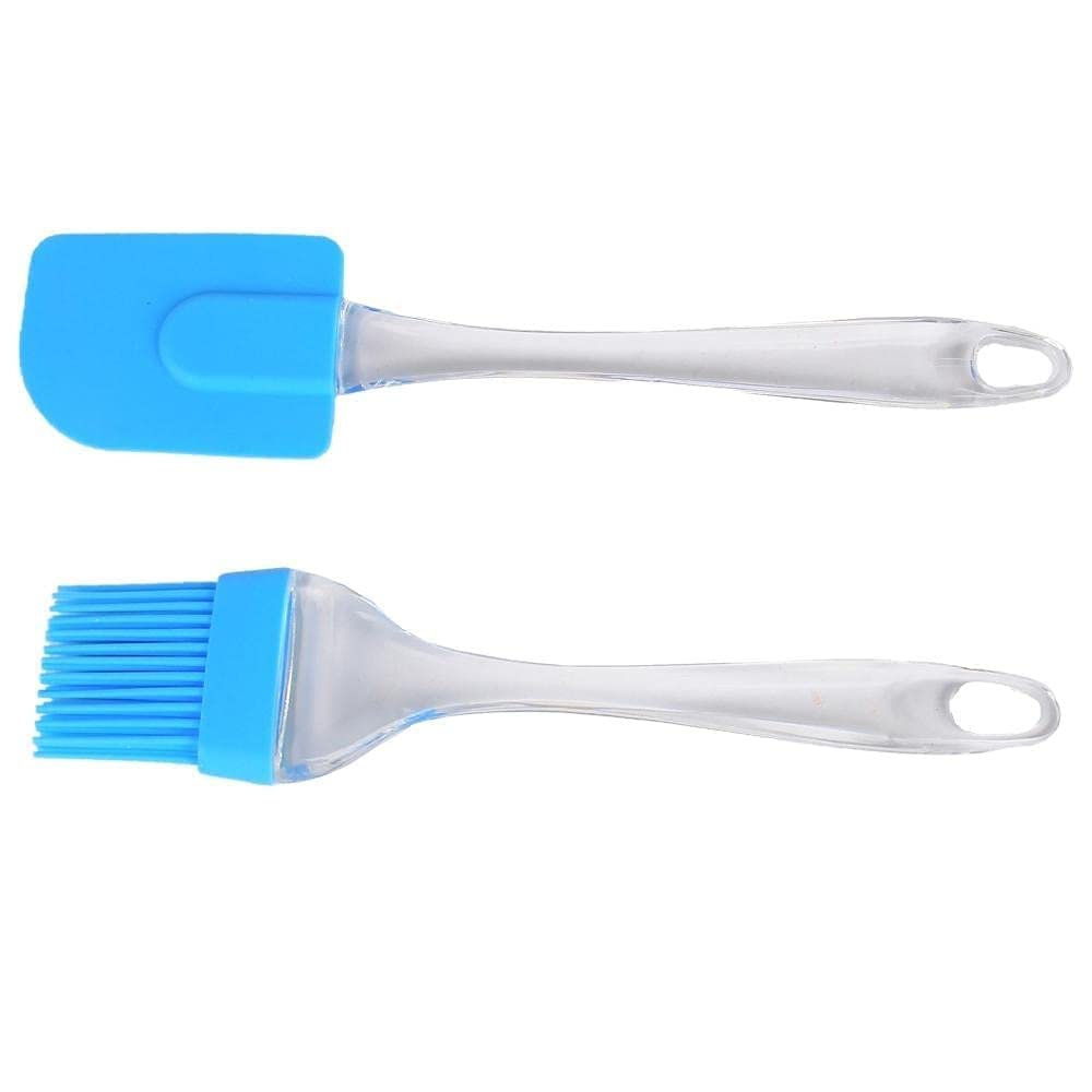 Kettlekane 500ml Glass Oil Dispenser with Silicon Funnel, Oil Brush and Spatula (2Pc Oil Bottle + 1pc Funnel + 1pc Silicone Oil Brush & Spatula) - Image 8 thumbnail