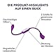 EIS, Vibrator, Wiederaufladbarer Doppelvibrator, 24,5 cm, wasserdicht, hautfreundliches Silikon, 2 Motoren, getrennt steuerbar