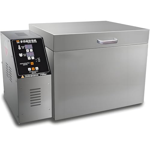 PioMue Tostatrici per caffè con temporizzazione Automatica, Macchina elettrica per tostare Noci con Tubo di Riscaldamento in Acciaio Inossidabile, per la Cottura di caffè, Castagne e Cereali Type5