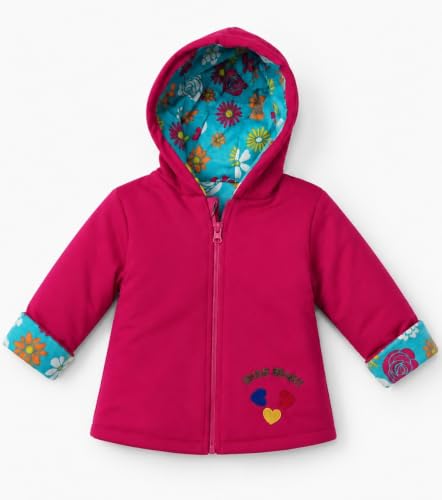 Image of Appukids Full Sleeves Animals Printed Reversible Jacket for Baby Boys Girls Cotton 2 In 1 winter Jacket