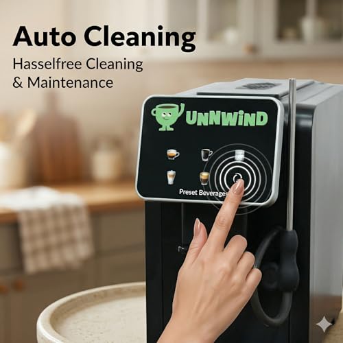 Image of Aura+ One-Touch Coffee Machine for Home with Touchscreen | 19-Bar Cappuccino, Latte & Espresso Maker | Milk Frothing & Auto Cleaning | Capsule Compatible (Aura+ Coffee Machine)