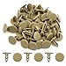 uxcell 50Pcs Door Plastic Rivets Fastener Trim Panel Retainer Clips Khaki for Auto Car