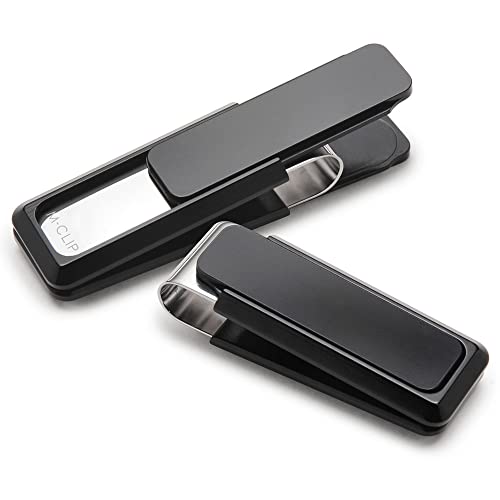 Image of M-Clip Money Clip - Minimalist Slim Wallet Alternative for Front Pocket Carry - Cash and Credit Card Holder for Men