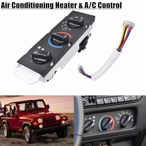 Panneau de commande de climatisation Jeep Wrangler TJ 1999-2004 55037473AB - 5