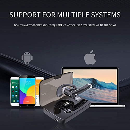 Bluetooth-Earpiece-for-Cell-Phones-Bluetooth-V51-Headset-with-Charging-Case-Waterproof-Hands-Free-Earphones-Wireless-Headphone-for-BusinessOfficeDriving-Compatible-with-AndroidiPhone