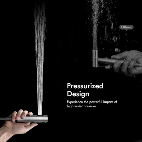 Image of Water Saving Health Faucet for Toilet | Jet Spray | 2 Flow Modes | Chrome Finish | with Telephonic Hose