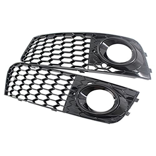 prasku Grille de calandre antibrouillard Pare-Chocs en nid d'abeille pour Audi A4 B8 RS4 2009 2010 2011 2012 - B