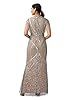 Adrianna Papell Women's Beaded Gown with Fringe, S... #1
