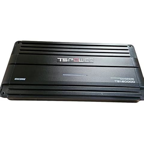 NESA TS Power 6000 Watt Monoblock Amplifier, 1 Channel Car Stereo Amp, TS1.6000D, Subwoofer Bass Mono Car Stereo Amplifier Cover