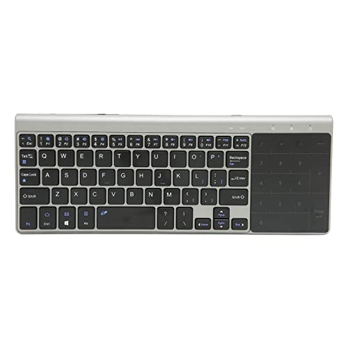 2,4 G Kabellose Tastatur, Touchpad, Tragbare Kabellose Tastatur mit Empfindlichem Touchpad, Batteriebetrieben, für IOS,
