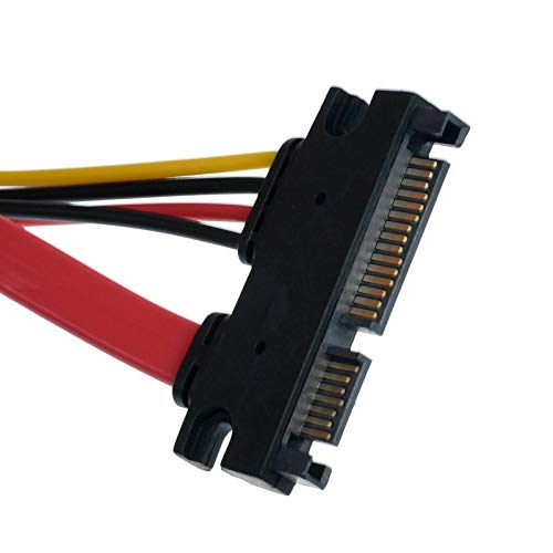Cable Extensor SATA 15+7 Pines Macho a Hembra 50 cm miniatura 3