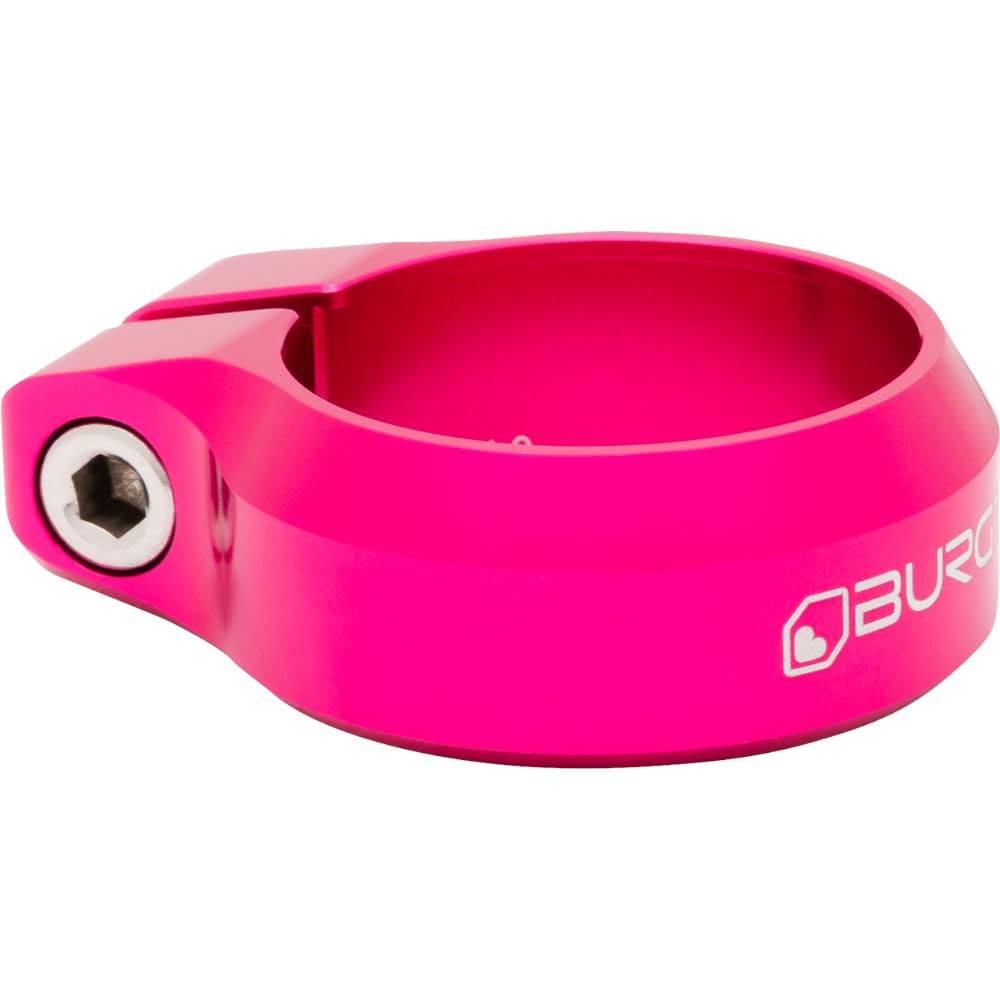 Burgtec Seat Clamp - 34.9mm Diameter - Toxic Pink