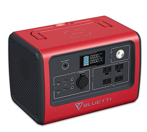 BLUETTI EB70 Portable Power Station 716Wh/700W Solar Generator LiFePO4 Battery Backup w/ 4 110V AC Outlets, 2 100W USB-C, Regulated 12V, Emergency Power Generator for Outdoor Camping Home RV Vanlife