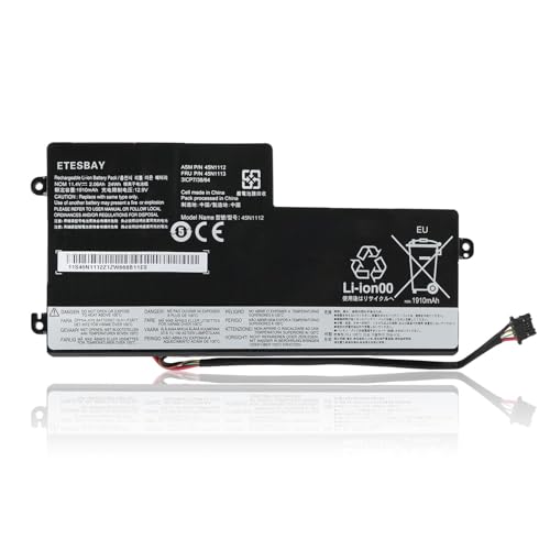 ETESBAY X240 45N1110 11.1V 24WH 45N1111 Internal Battery Replacement for Lenovo ThinkPad T440 T440S T450 T450S X250 X260 X270 45N1110 45N1109 45N1112 45N1113 121500144 121500145 121500143 2.