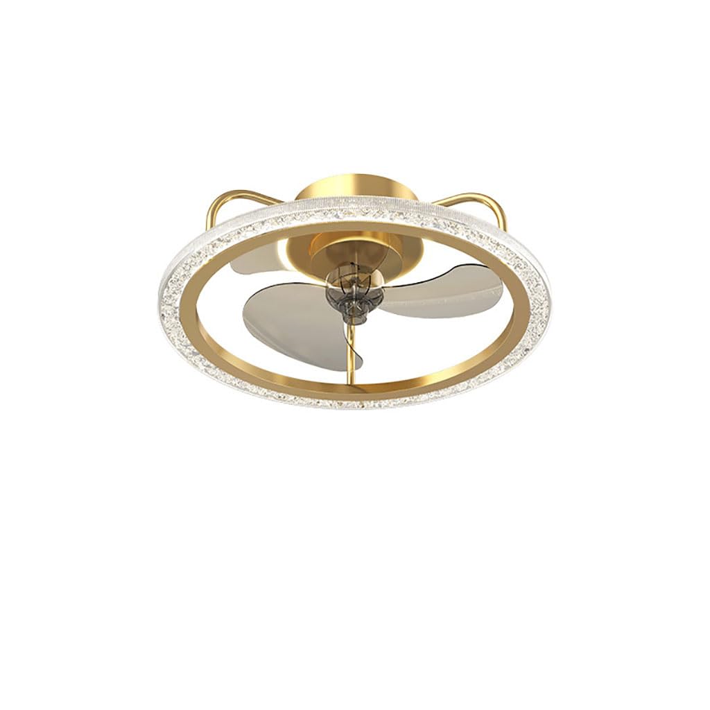 HXYSXHJUO Bedroom fan light led ceiling ring study chandelier