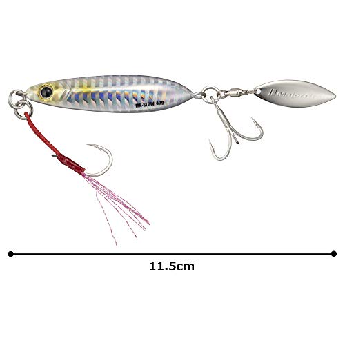 メジャークラフト メタルジグ マキジグ スロー 40g シルバー #8 ルアー 6枚目