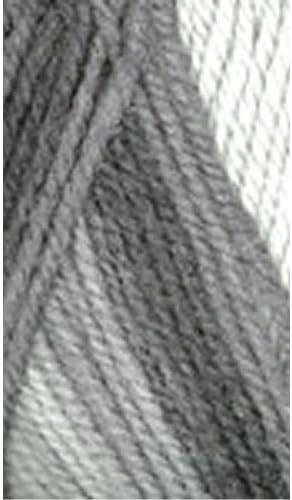 Plymouth Yarn (5-Pack) Encore Worsted Colorspun Yarn Grey Ombre 7656-5P