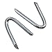 25mm Galvanised U Nails Heavy Duty Staples for Wires Fencing Mesh Netting 80pc