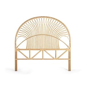 KOUBOO Rattan Loop Headboard, Full, Natural