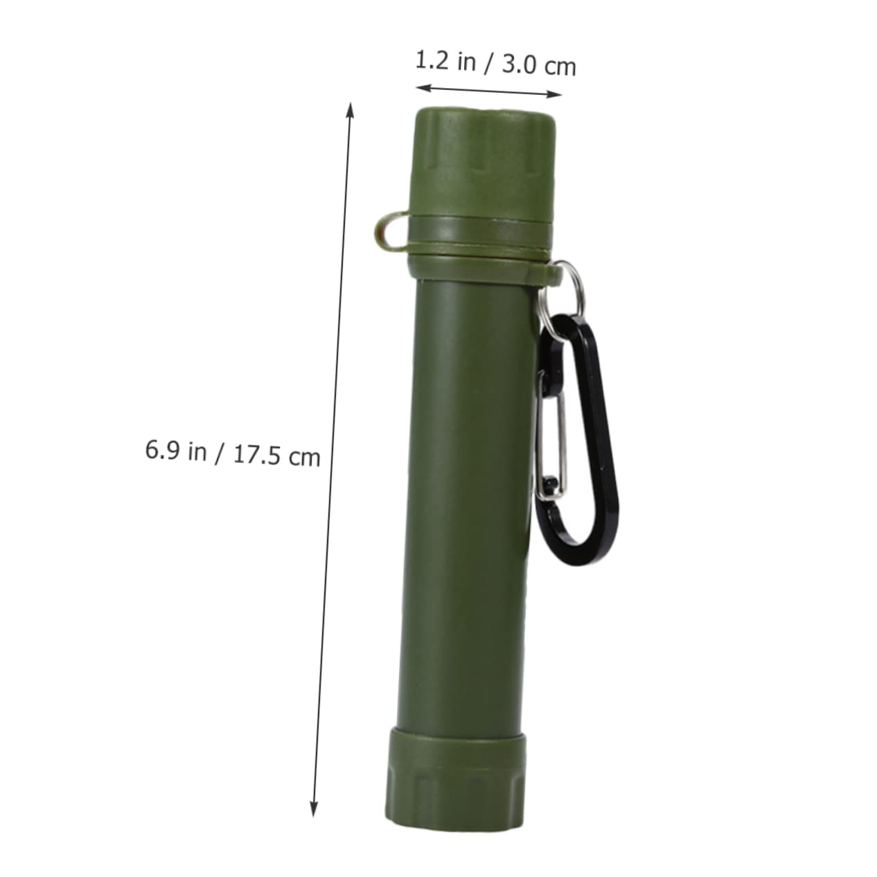 TOYANDONA 2 Pezzi Paglia che beve la vita filtro dell'acqua da campeggio per portatile piccolo Filtri depuratore d'acqua di sopravvivenza depuratore d'acqua da campeggio addominali