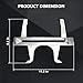 RAMATA Adjusting Brake Shoes and Installing Drum/Brake Resetting Gauge/Brake Reset Meter/Brake Measuring Tool Replaces # 3377