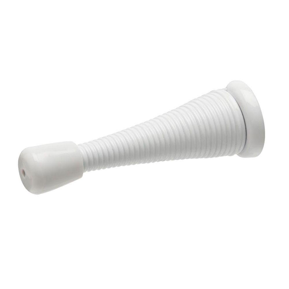 Everbilt White Spring Doorstop
