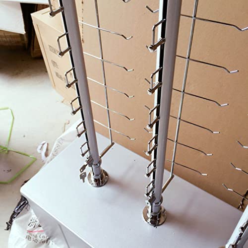 Organizador de almacenamiento de gafas de pared con cerradura y puerta de vidrio templado para tienda óptica, soporte de exhibición de gafas de sol