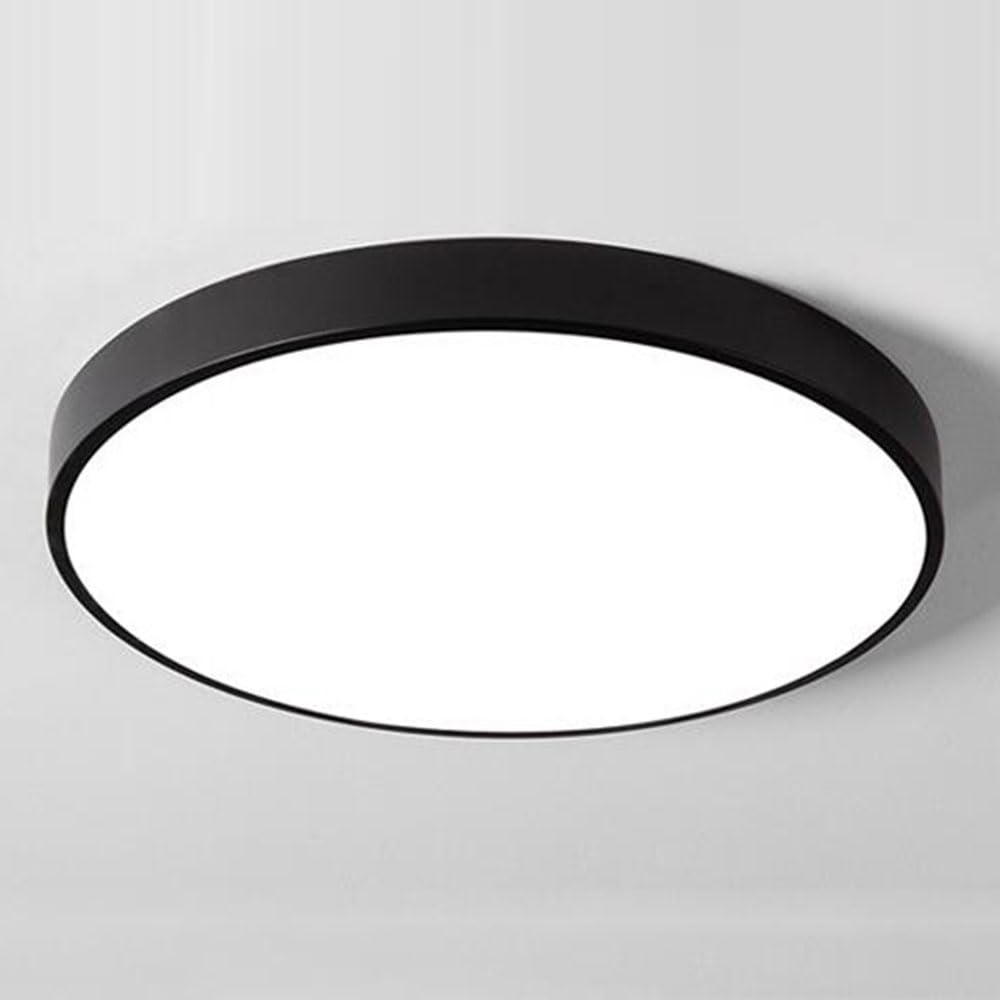 Plafonnier encastré dimmable 3000K-6000K extra-plat en métal pour salon